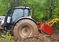 Расчистка участка мульчером от 1 Га, спил деревьев