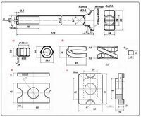 Болт м22Х175 ГОСТ 16017-79 новый на складе
